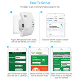 Repetidor de sinal de wifi, sem fio, 300mbps, amplificador e extensor de sinal de red