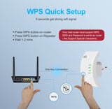 Repetidor de sinal de wifi, sem fio, 300mbps, amplificador e extensor de sinal de red